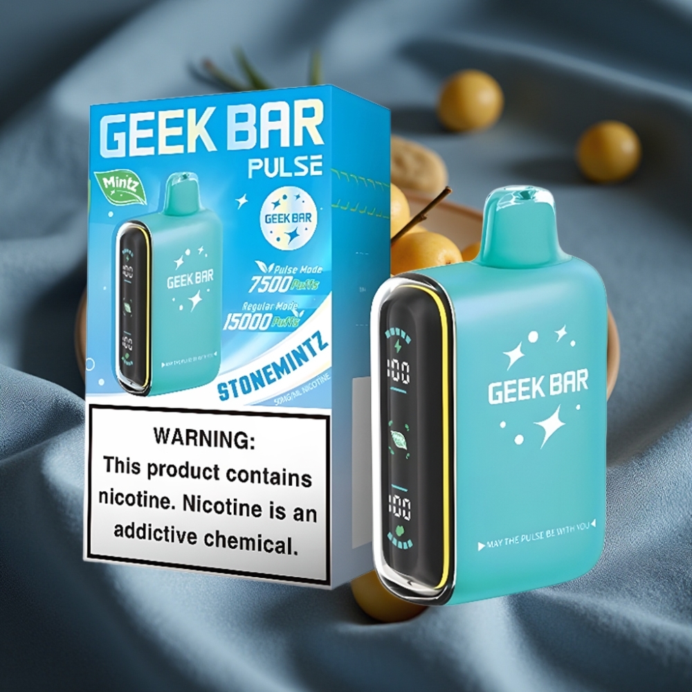 Geek Bar Pulse 15000 Puff Nane Edition 16ML Sıvı Kapasite %5 Nikotin Ayarlanabilir Hava Akışı