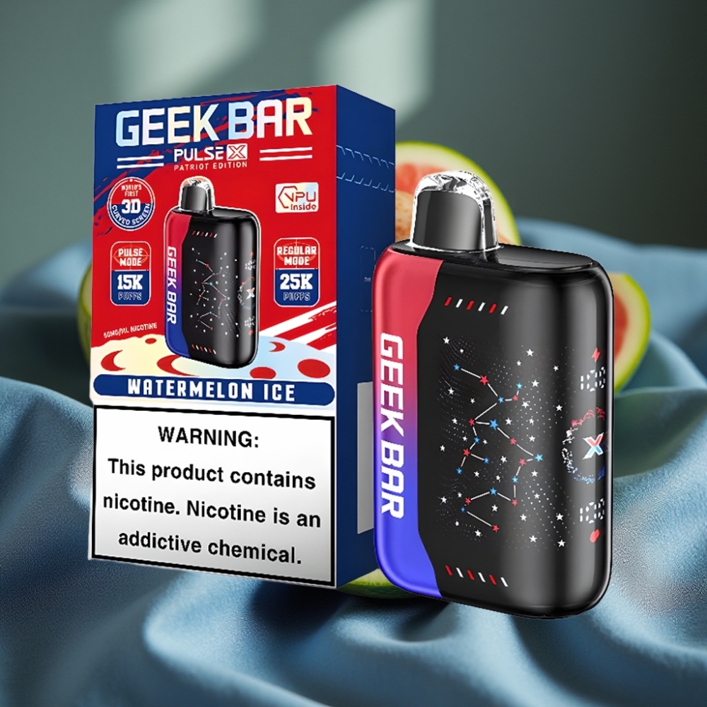 Geek Bar Pulse X 25000 Puff 18mL Önceden Doldurulmuş 0-5% Nikotin USB Type-C Şarj