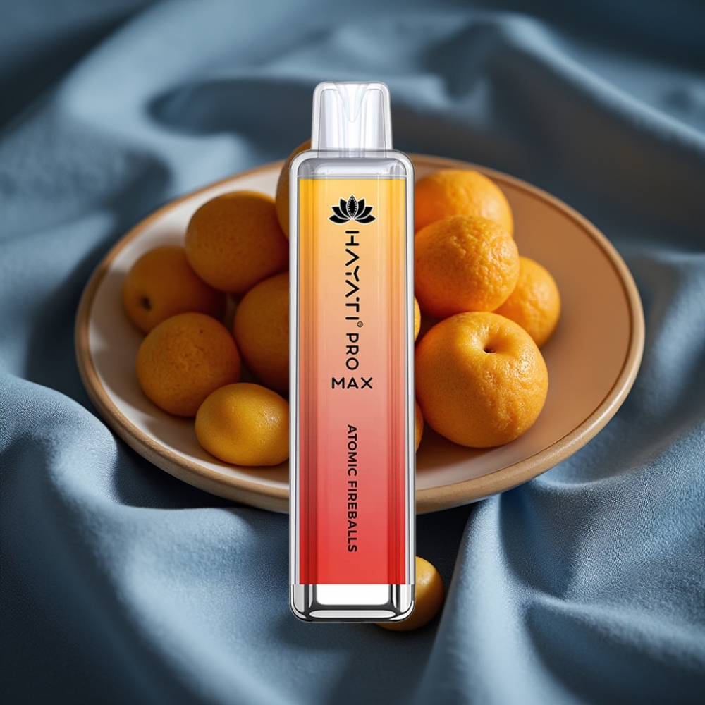 Hayati Pro Max 4000 Puff Çekme Aktif Crystal Görünümlü Şarj Edilebilir Atomik Ateş Topları