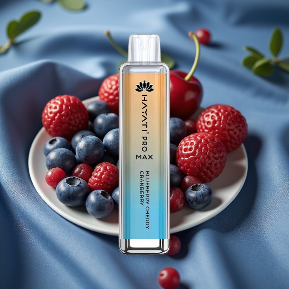 Hayati Pro Max 4000 Puff Çekme Aktifli Şarj Edilebilir Yaban Mersini Kiraz Kızılcık Aromalı