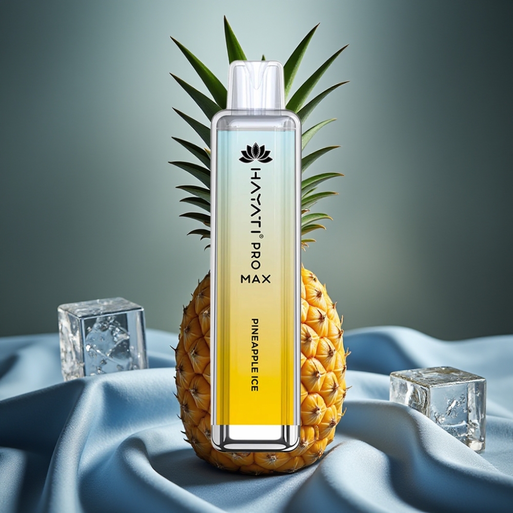 Hayati Pro Max 4000 Puff Çekmeyle Açılır Şarj Edilebilir Ananas Buzlu Disposable Vape