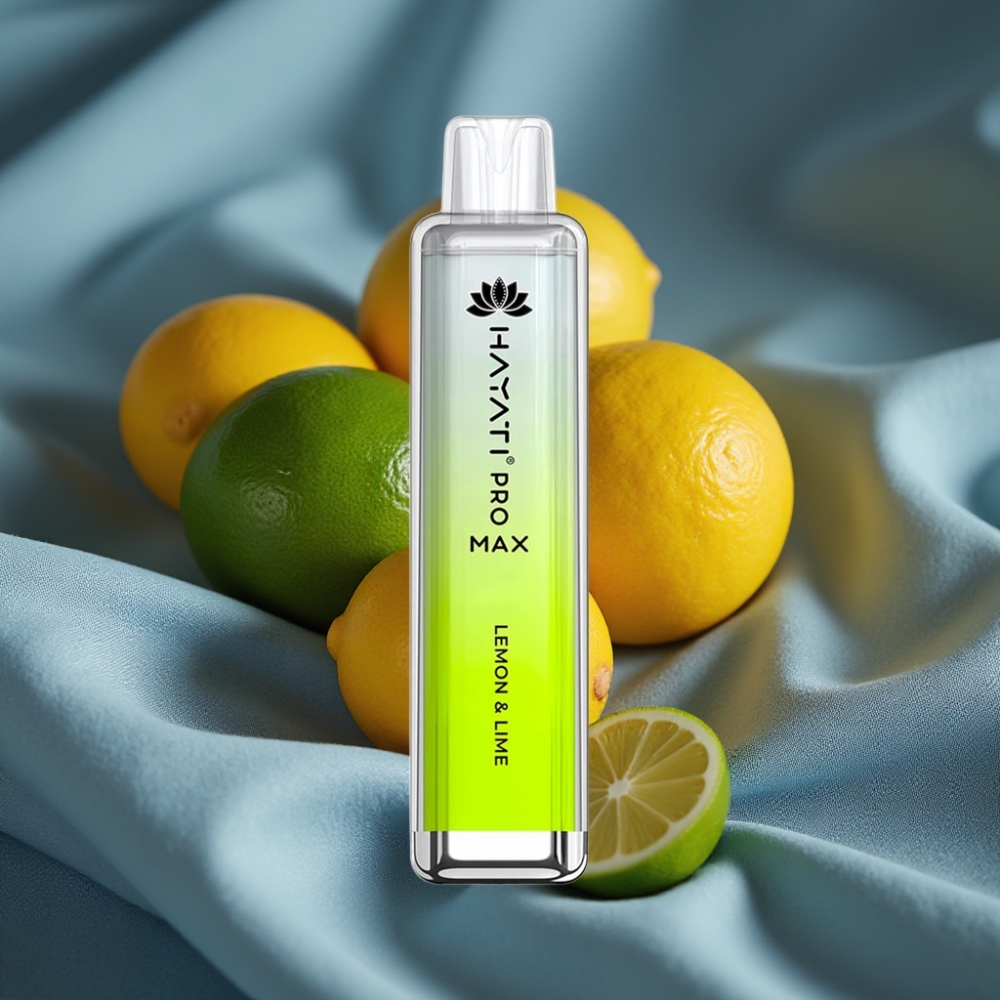Hayati Pro Max 4000 Puff Çekmeyle Açılan Limon & Lime 1400mAh Şarj Edilebilir Crystal