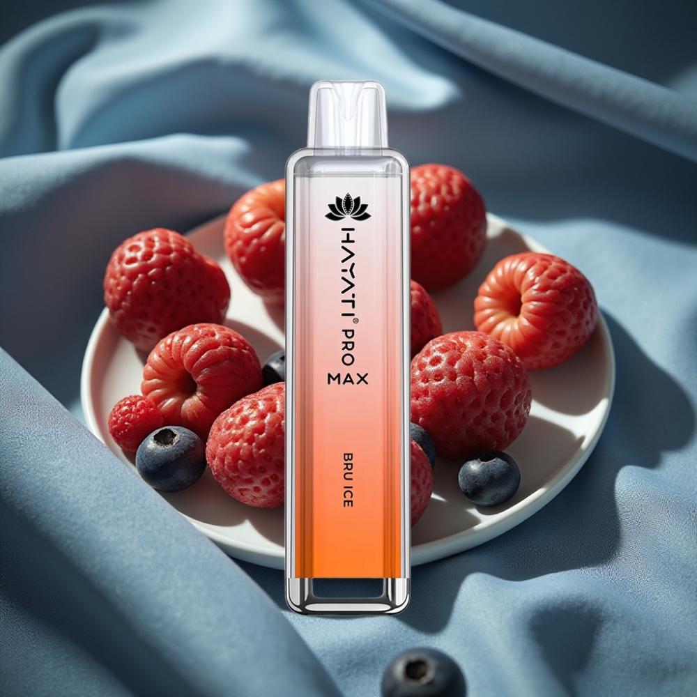 Hayati Pro Max 4000 Puff Çekmeyle Aktif Crystal Görünüm 1400mAh Şarj Edilebilir Bru Ice