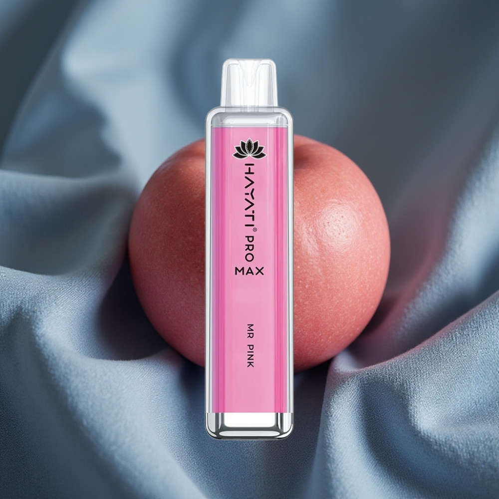 Hayati Pro Max 4000 Puff Çift 1.1 Ohm Mesh Bobinli Şarj Edilebilir Bay Pembe