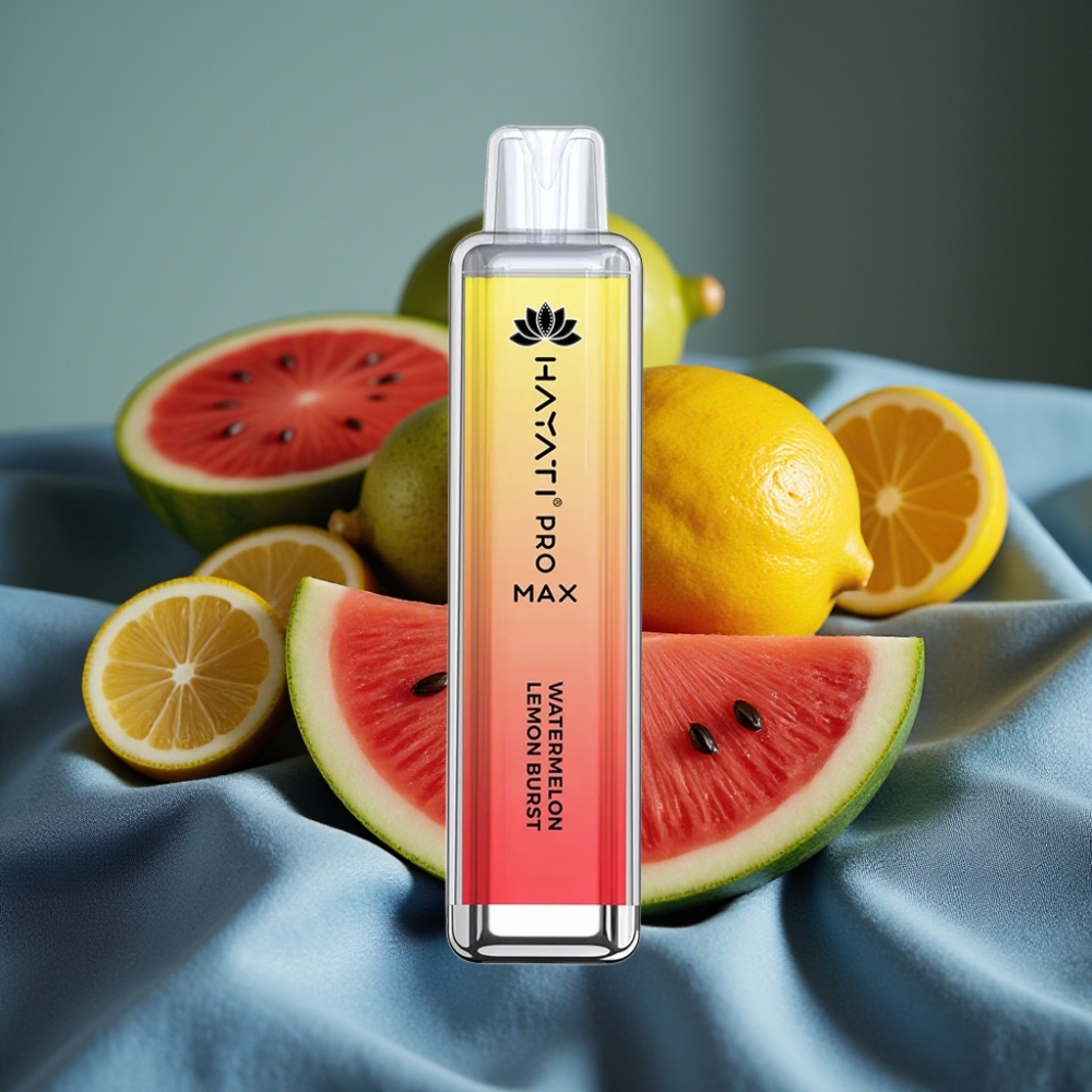 Hayati Pro Max 4000 Puff Çizgili Görünüm Şarj Edilebilir Karpuz Limon Patlaması