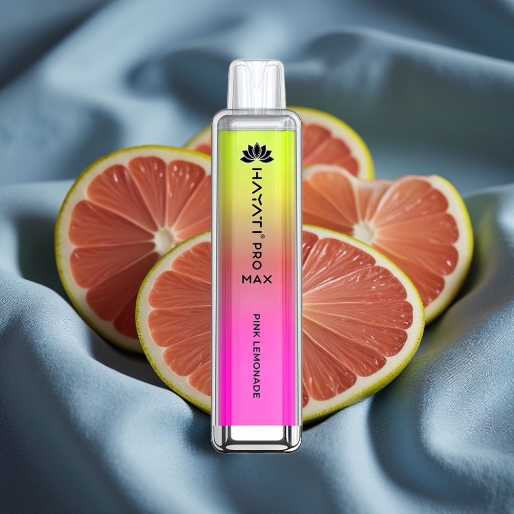 Hayati Pro Max 4000 Puffs Çift 1.1 Ohm Mesh Bobinli Pembe Limonata Aromalı Disposable Vape
