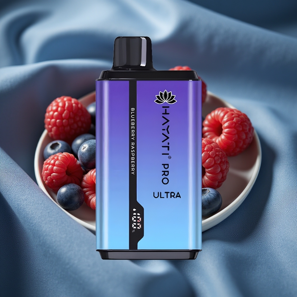 Hayati Pro Ultra 15000 Puff 850mAh 24ml 2% Mavi Böğürtlen Ahududu