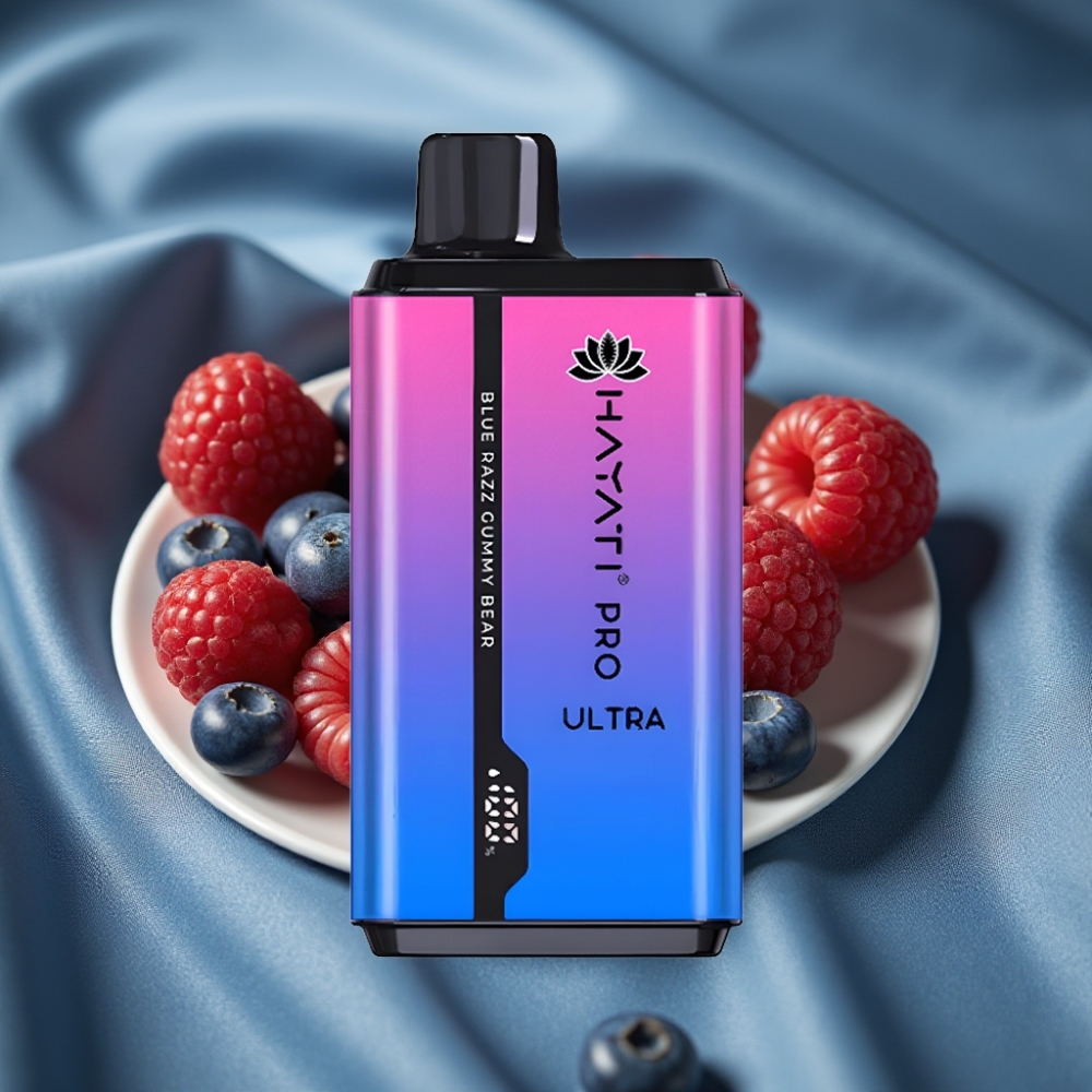 Hayati Pro Ultra 15000 Puff 850mAh 24ml Mavi Ahudulu Sakızlı Ayı