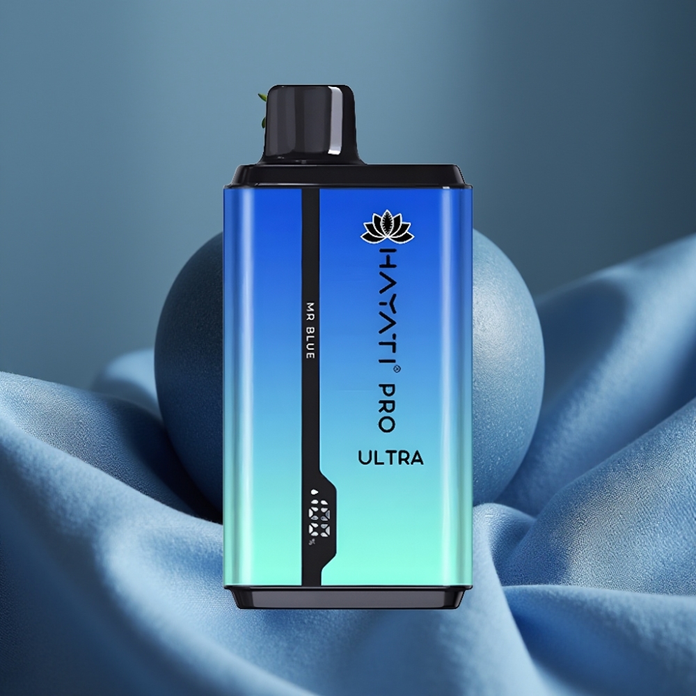 Hayati Pro Ultra 15000 Puff 850mAh 2×12ml 2% 49 Aroma Bay Mr Blue