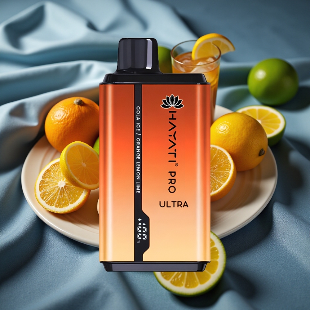 Hayati Pro Ultra 15000 Puff 850mAh 2x12ml %2 Nikotin Kola Buz Portakal Limon & Lime