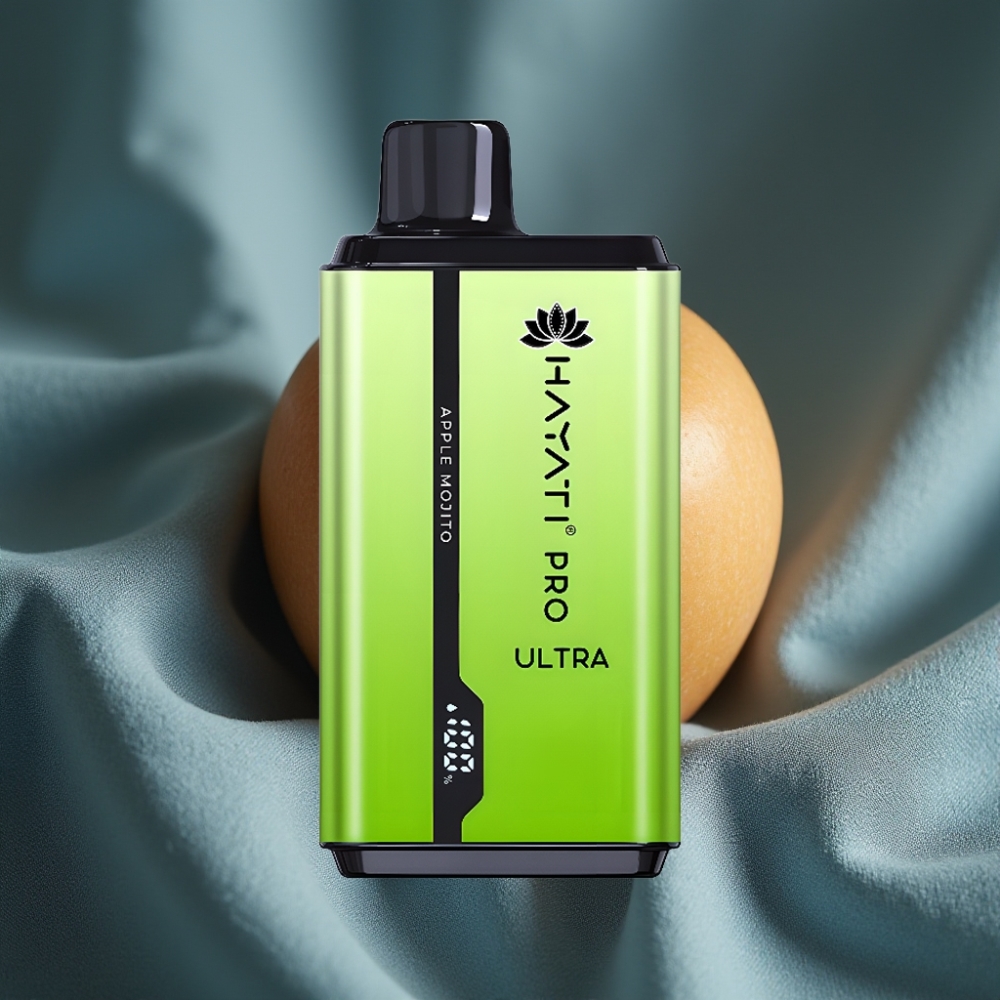 Hayati Pro Ultra 15000 Puff Elma Mojito Aromalı 850mAh 2×12ml 2% Nikotin