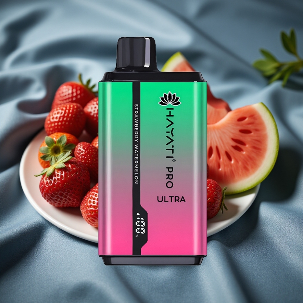 Hayati Pro Ultra 15000 Puff Çilek Karpuz Aromalı 850mAh 2×12ml 2% Nikotin