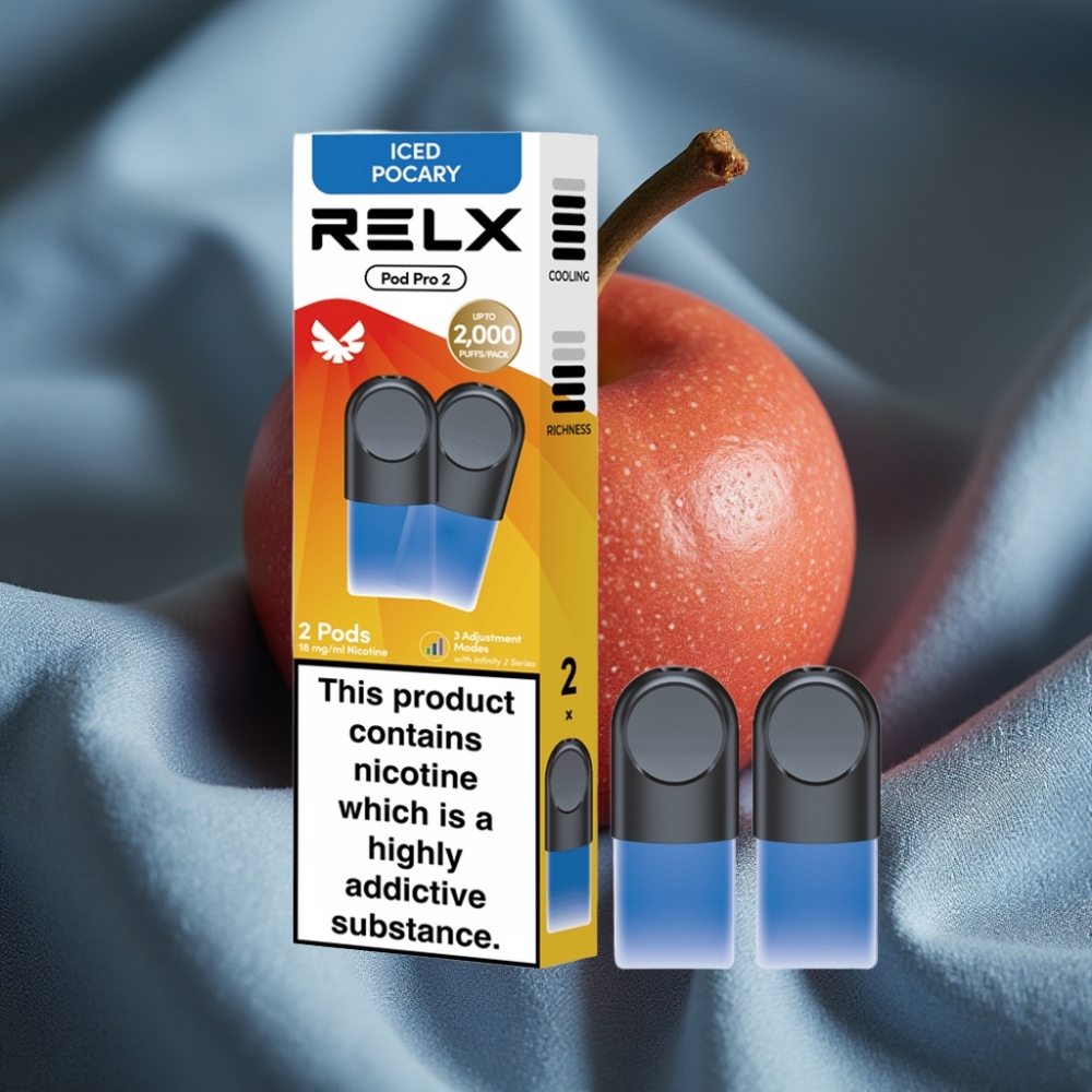 RELX Pod Pro 2 600 Puf 1.8% Nikotin 1.9ml Buzlu Pocary Aromalı