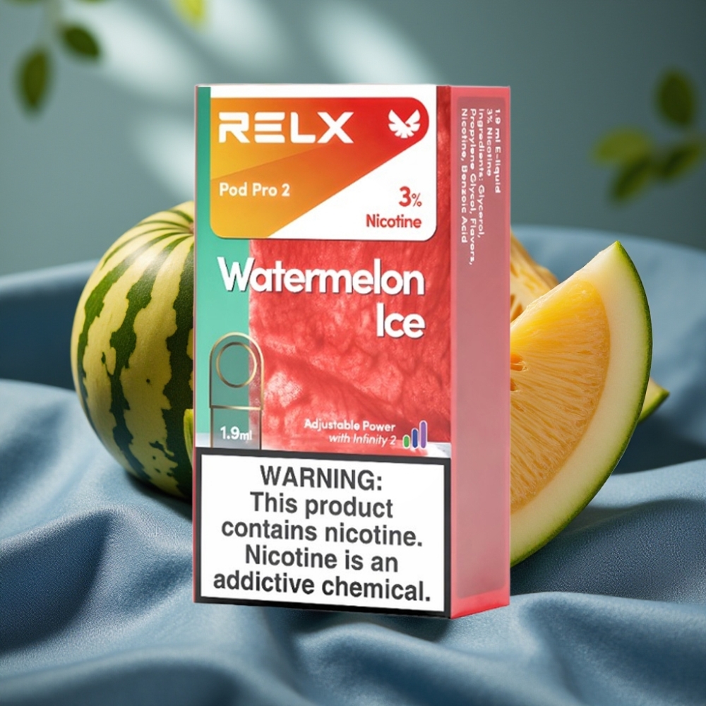 RELX Pod Pro 2 600 Puff 1.9ml 3% Karpuz Buz Aromalı Pod