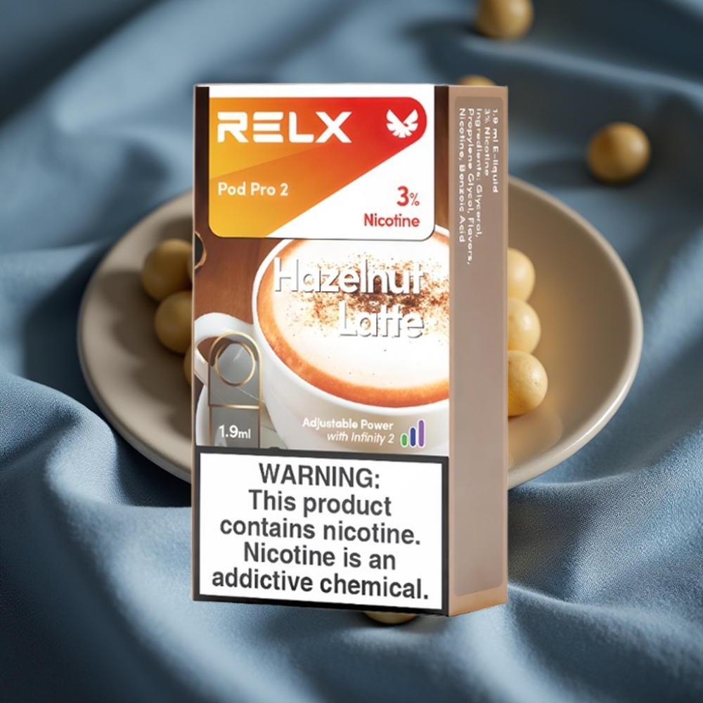 RELX Pod Pro 2 600 Puff 1.9ml 3% Nikotin Fındıklı Latte