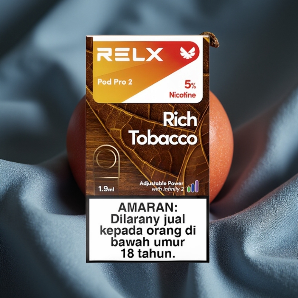 RELX Pod Pro 2 600 Puff 5% Nikotin 1.9ml Zengin Tütün Aromalı