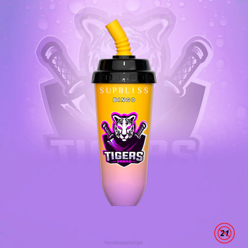 16ml 8000 tek kullanımlık vape pod cihazı (1 adet) çilek mango Fumot Supbliss Bingo N0Z46L409