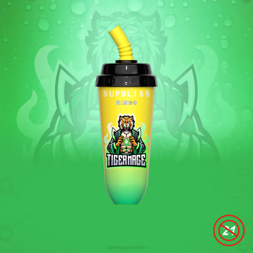 8000 tek kullanımlık vape pod cihazı - 16ml (1 adet) kadın katili Fumot Supbliss Bingo N0Z46L400