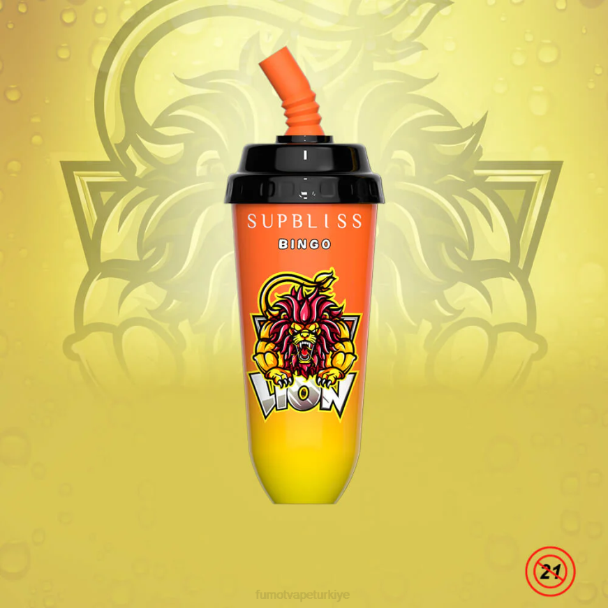8000 tek kullanımlık vape pod cihazı - 16ml (1 adet) sakızlı ayı Fumot Supbliss Bingo N0Z46L398