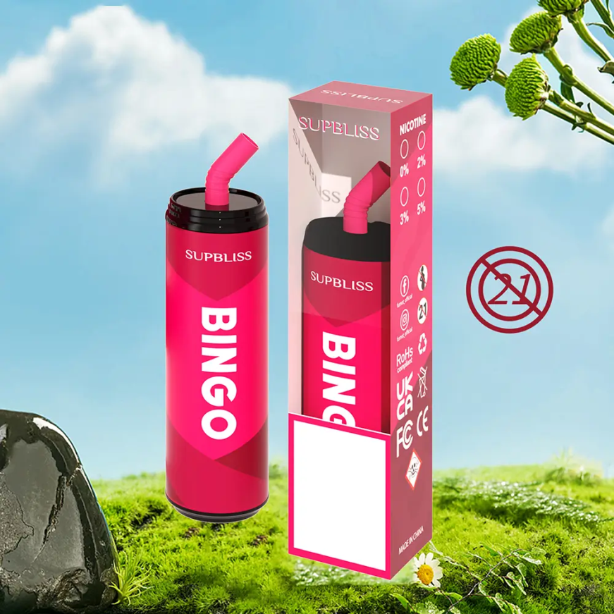 9000 tek kullanımlık vape kalemi (1 adet) - 18ml kukalar Fumot Supbliss Bingo N0Z46L473