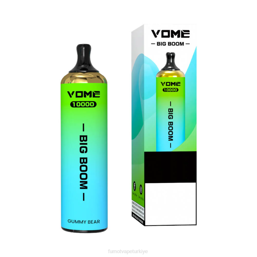 tek kullanımlık vape kalemi 10000 - 20ml (1 adet) çilekli buz Fumot Vome Big Boom N0Z46L440