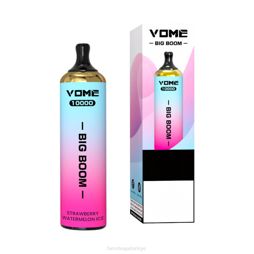 tek kullanımlık vape kalemi 10000 - 20ml (1 adet) kırmızı boğa Fumot Vome Big Boom N0Z46L444