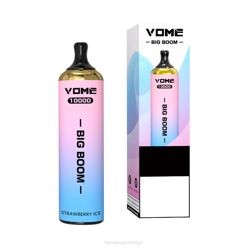 tek kullanımlık vape kalemi 10000 - 20ml (1 adet) kırmızı boğa Fumot Vome Big Boom N0Z46L444
