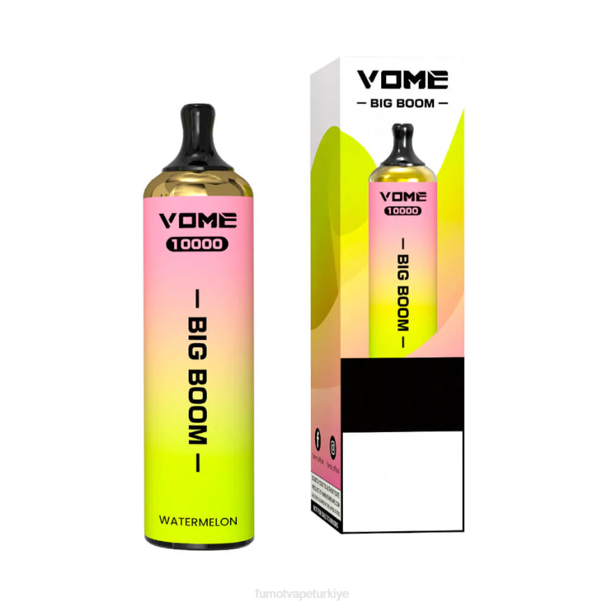 tek kullanımlık vape kalemi 10000 - 20ml (1 adet) karpuz Fumot Vome Big Boom N0Z46L439