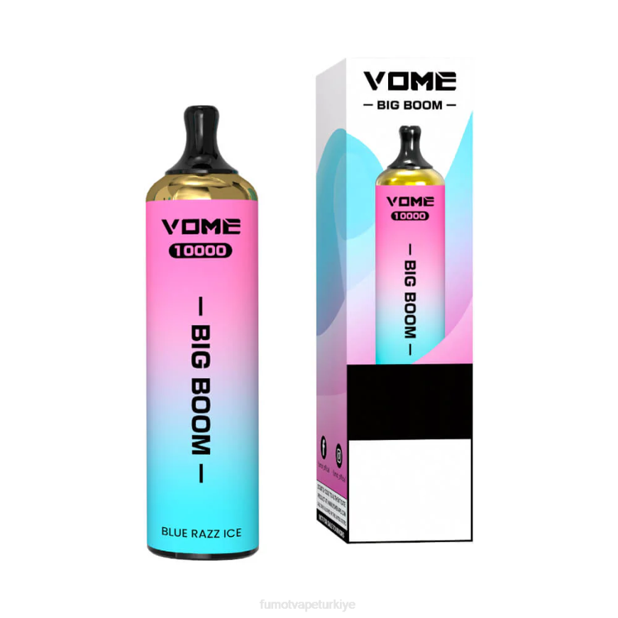 tek kullanımlık vape kalemi 10000 - 20ml (1 adet) yemyeşil buz Fumot Vome Big Boom N0Z46L449