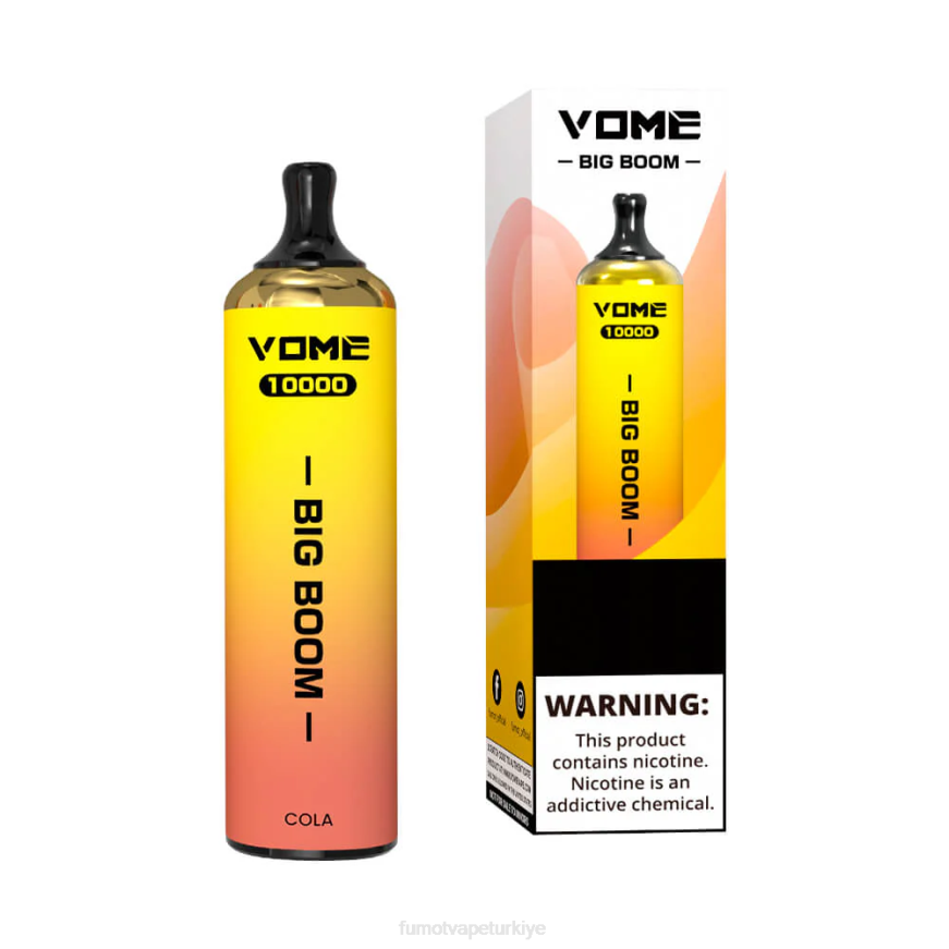 tek kullanımlık vape kalemi 10000 - 20ml (1 adet) üzüm Fumot Vome Big Boom N0Z46L438