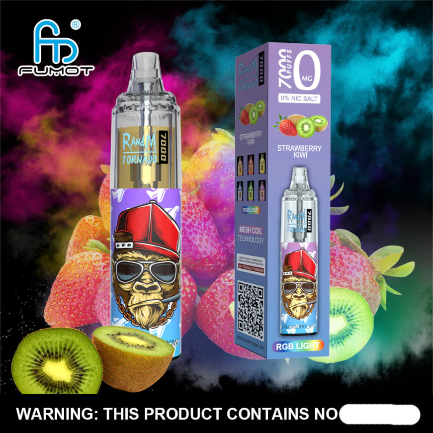 0% 7000 14ml tek kullanımlık vape kalemi (1 adet) şeftalili buz Fumot Tornado N0Z46L527