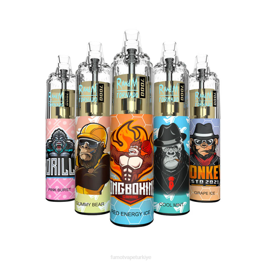 14ml 7000 tek kullanımlık vape kalemi (1 adet) Frenk üzümü buzu Fumot Tornado N0Z46L60