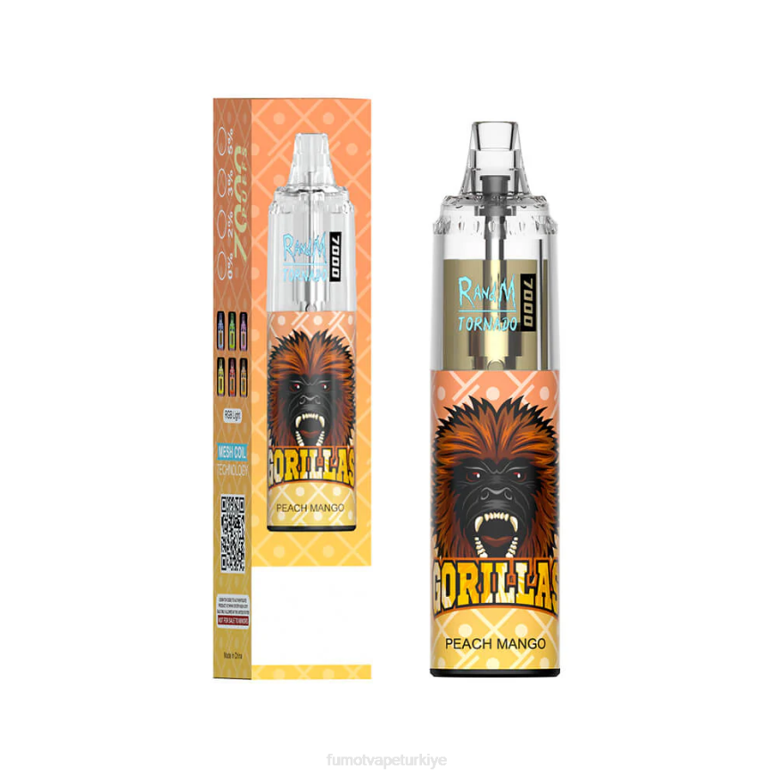 7000 tek kullanımlık vape kalemi - 14ml (1 adet) Kiraz Fumot Tornado N0Z46L70