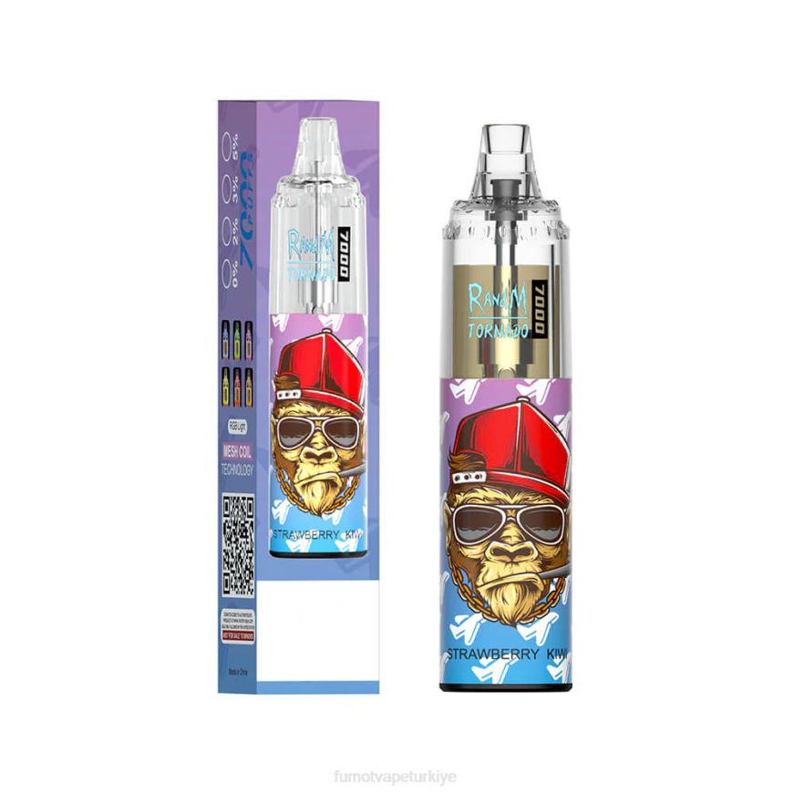 7000 tek kullanımlık vape kalemi - 14ml (1 adet) kivi çarkıfelek meyvesi guava Fumot Tornado N0Z46L80