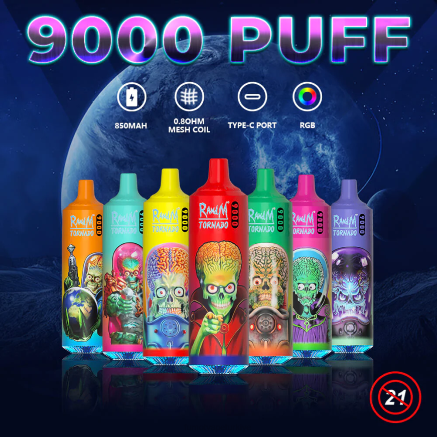 tek kullanımlık vape kalemi 9000 - 18ml (1 adet) kiraz şeftalili limonata Fumot Tornado N0Z46L41