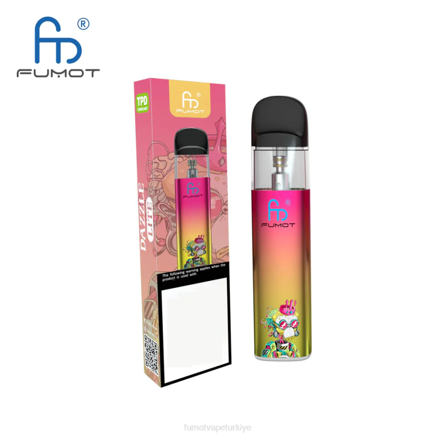 tpd uyumlu boş vape kiti (1 adet) yeşil-mor Fumot Dazzle Lite N0Z46L551