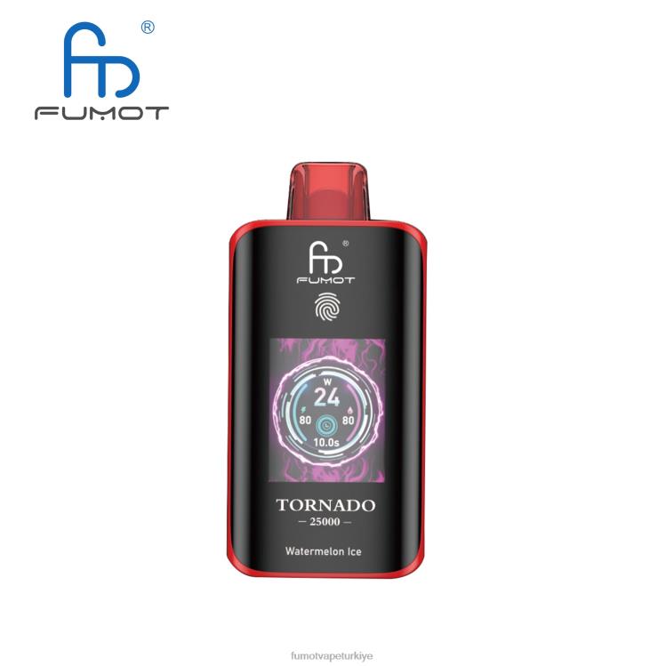 Fumot Tornado 25000 tek kullanımlık elektronik sigara karpuz buzu L0N6212 Fumot Elektronik Sigara