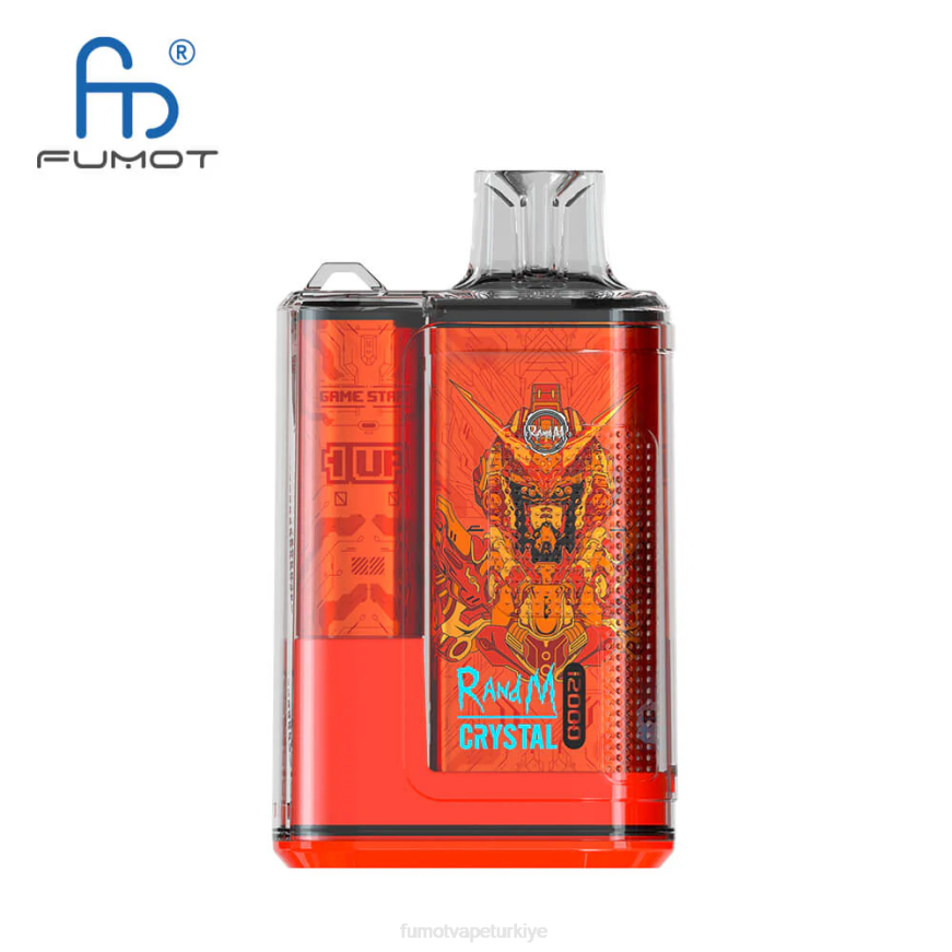 1 adet - 12000 tek kullanımlık vape kutusu 20ml pembe limonata Fumot Crystal N0Z46L275